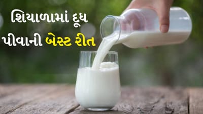 Milk in Winters: શિયાળામાં દૂધ પીવાના ઘણા સ્વાસ્થ્ય લાભો છે. તે માત્ર શરીરને હૂંફ આપે છે, પરંતુ રોગપ્રતિકારક શક્તિને પણ મજબૂત બનાવે છે. દૂધને સંપૂર્ણ ખોરાક પણ કહેવામાં આવે છે. તેમાં વિટામિન A, B12, D, કેલ્શિયમ, પ્રોટીન, પોટેશિયમ, મેગ્નેશિયમ અને ફેટ જેવા પોષક તત્વો મળી આવે છે. પરંતુ શિયાળામાં દૂધ પીવાની સાચી રીત કઈ છે?