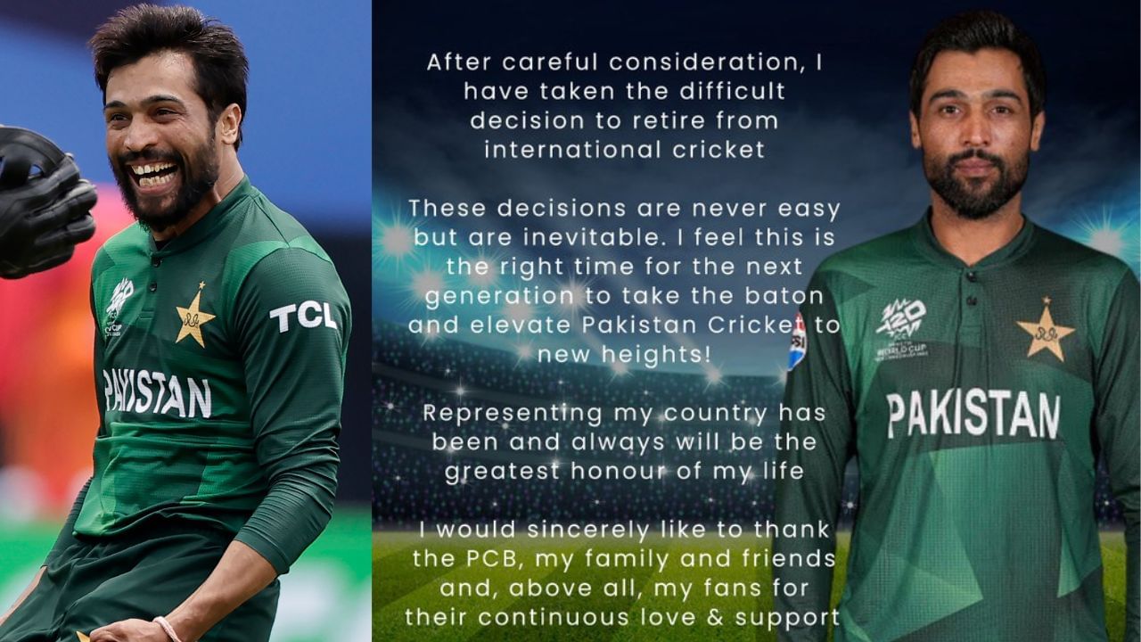 નિવૃત્તિની જાહેરાત કરતા ડાબા હાથના પાકિસ્તાની ફાસ્ટ બોલરે સોશિયલ મીડિયા પર લખ્યું કે તેણે આ નિર્ણય ઘણો વિચાર કર્યા બાદ લીધો છે. આ કરવું સહેલું ન હતું. પાકિસ્તાન ક્રિકેટના હિતમાં લેવાયેલ આ એક મહત્વપૂર્ણ નિર્ણય છે, જેથી નવી પ્રતિભાઓ અને યુવાનોને આગળ આવીને દેશ માટે રમવાની તક મળી શકે. આ મારા માટે સૌભાગ્યની વાત છે કે મેં ક્રિકેટમાં મારા દેશનું પ્રતિનિધિત્વ કર્યું. હું PCB, મારા પરિવાર અને મિત્રોનો આમાં સાથ આપવા બદલ આભાર માનું છું.