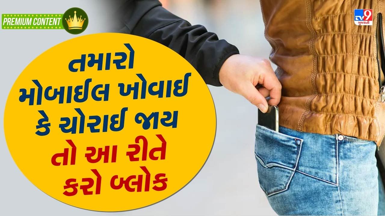 જો તમારો મોબાઈલ ખોવાઈ કે ચોરાઈ જાય તો ફટાફટ આ રીતે કરી દો બ્લોક, નહીંતર થશે મોટું નુકસાન