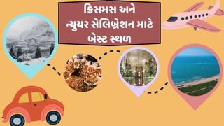 Travel Tips : ક્રિસમસ અને ન્યુયર સેલિબ્રેટ કરવાનો પ્લાન કરી રહ્યા છો તો આ સ્થળ બેસ્ટ છે