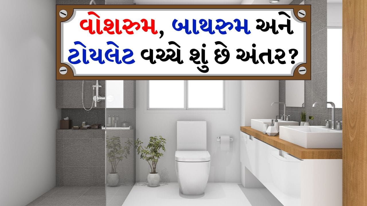 Washroom Bathroom Toilet difference : વોશરુમ, બાથરુમ અને ટોયલેટ વચ્ચે ...