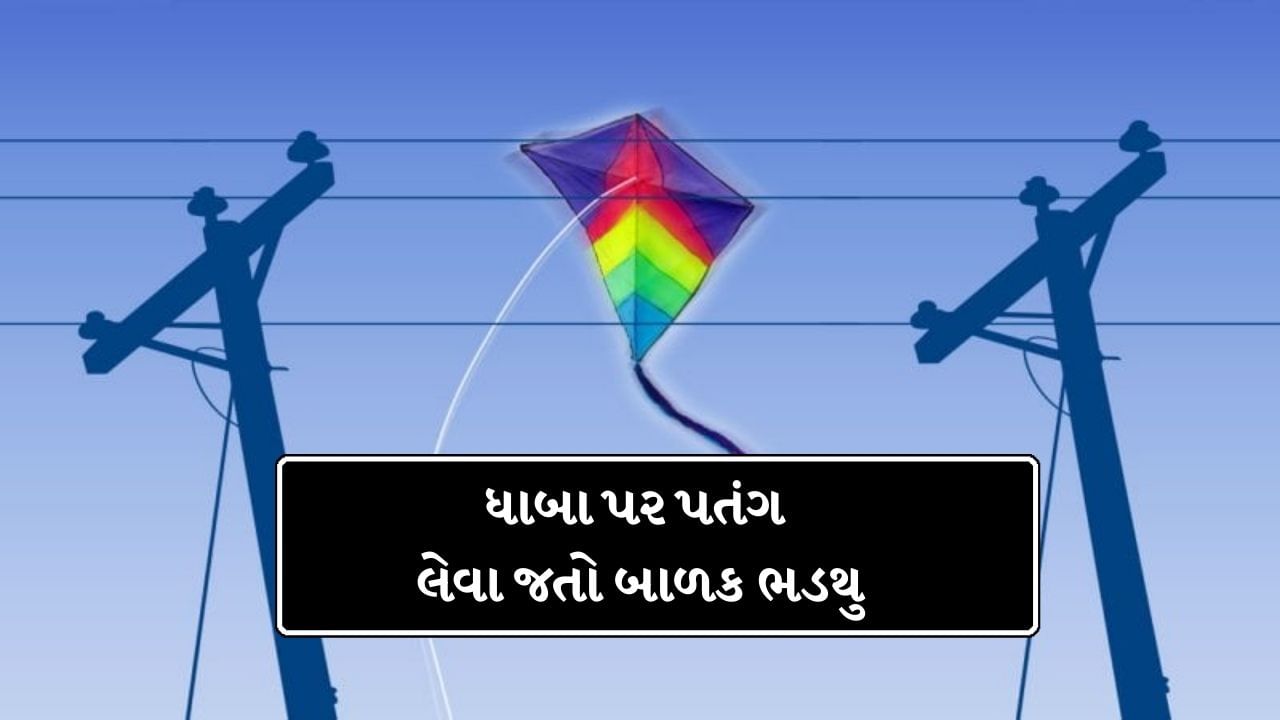 રાજકોટમાં પતંગ પકડવા જતો બાળક વીજ લાઇનને અડતા લાગ્યો કરંટ, સ્થળ પર જ ભડથુ થઇને મોત