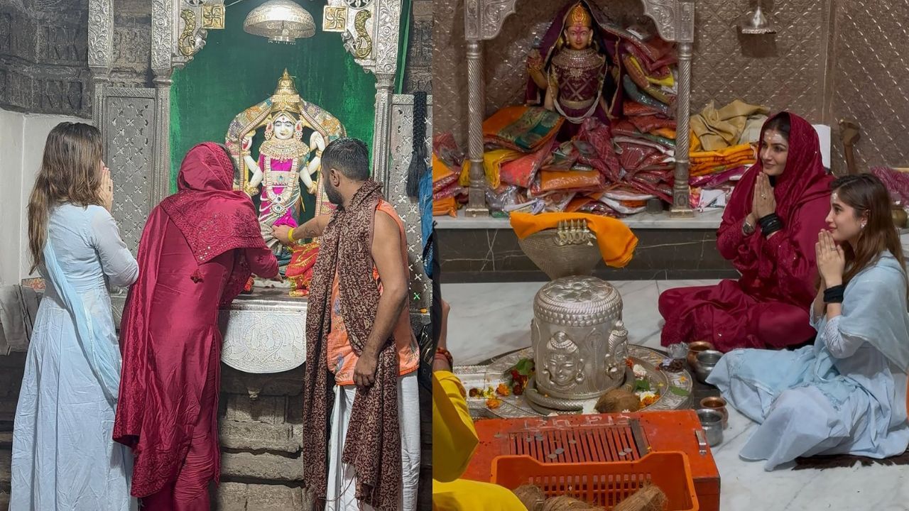 રાશા થડાનીએ ફોટો શેર કરતા કેપ્શનમાં લખ્યું નાગેશ્વર,મારું 12મું જ્યોર્તિલિંગ અને હરહર મહાદેવ, 12 જયોર્તિલિંગના દર્શન કરી રાશા ખુબ જ ખુશ છે. રાશા માતાની જેમ આધ્યાત્મિકતામાં ખુબ વિશ્વાસ રાખે છે.