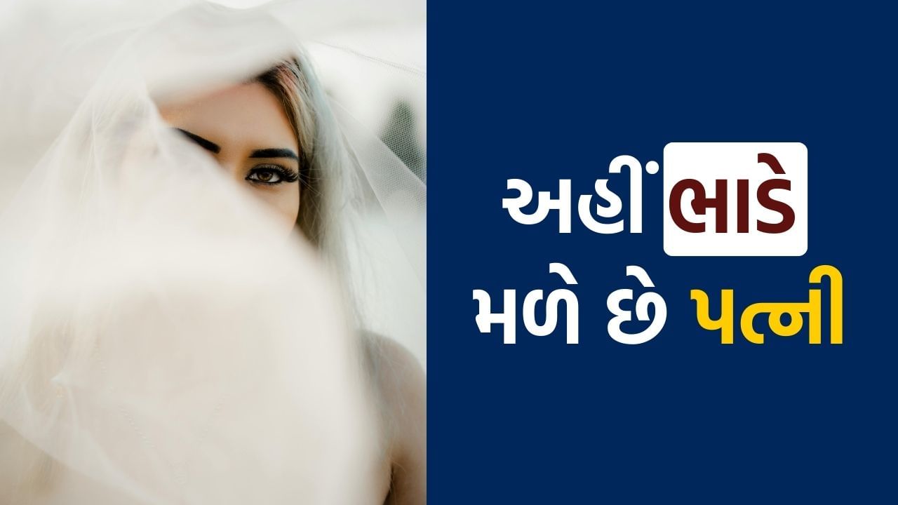 જો કોઈ તમને કહે કે ગામમાં ભાડા પર પત્ની મળી શકે છે તો શું? તમે માનશો નહીં. પરંતુ ભારતમાં એક એવું ગામ પણ છે જ્યાં તમને ભાડા પર પત્ની મળી શકે છે. તમે આ ગામમાં જઈ શકો છો અને થોડા દિવસથી લઈને એક વર્ષ સુધી પત્ની ભાડે રાખી શકો છો.