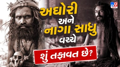 Naga Sadhu vs Aghori : પ્રયાગરાજના સંગમ શહેરમાં વિશ્વનો સૌથી મોટો ધાર્મિક મેળો મહાકુંભ શરૂ થઈ ગયો છે. આ મહાકુંભમાં ભાગ લેવા માટે દેશ અને દુનિયાના ખૂણે ખૂણેથી નાગા સાધુઓ અને અઘોરી સાધુઓ પણ પહોંચ્યા છે. ઘણીવાર નાગા અને અઘોરી સાધુઓને એક જ માનવામાં આવે છે. પરંતુ આજે અમે તમને તેમની વચ્ચેનો તફાવત જણાવીશું જેના વિશે તમે કદાચ નહીં જાણતા હોવ.