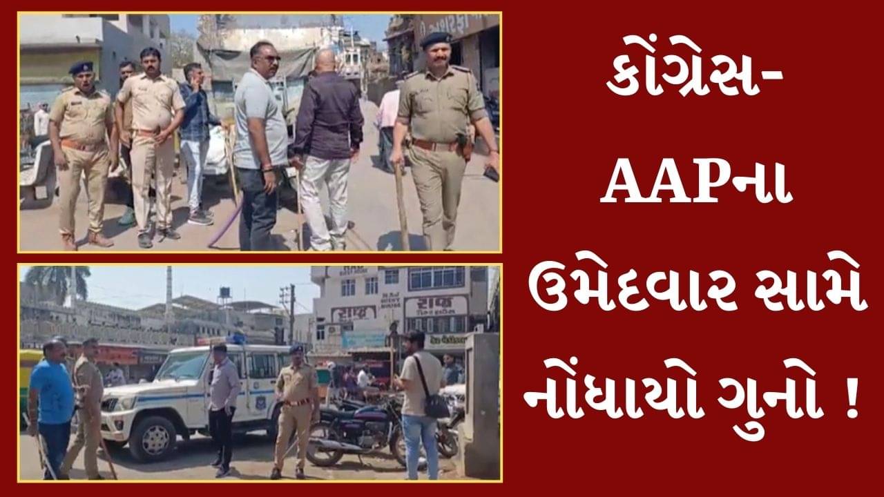 Junagadh : ચૂંટણીના પરિણામ બાદ થયેલી બબાલમાં પોલીસે કોંગ્રેસ- AAPના ઉમેદવાર સામે નોંધ્યો ગુનો, જુઓ Video