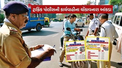 અમદાવાદ શહેરમાં હેલ્મેટ, સીટ બેલ્ટ અને નો પાર્કિંગના નિયમ ભંગ સામે કડક કાર્યવાહી, ચોંકાવનારા આંકડા આવ્યા સામે..