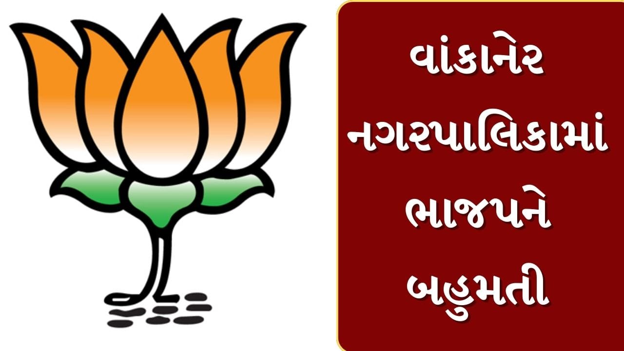 Morbi : વાંકાનેર નગરપાલિકામાં ભાજપને બહુમતી, 25માંથી 15 બેઠક પર મળી ભવ્ય જીત, જુઓ Video Morbi : વાંકાનેર નગરપાલિકામાં ભાજપને બહુમતી, 25માંથી 15 બેઠક પર મળી ભવ્ય જીત, જુઓ Video