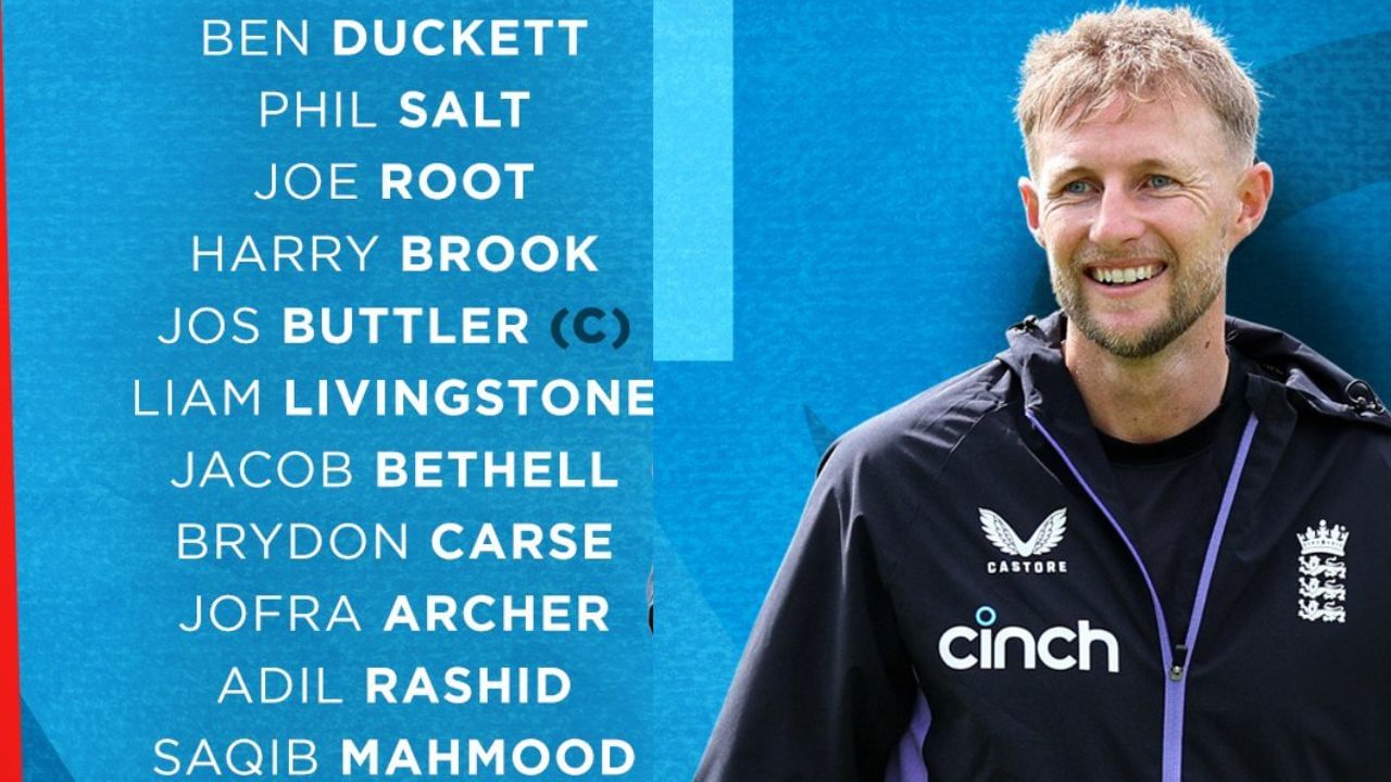 ઈંગ્લેન્ડની પ્લેઈંગ ઈલેવન : બેન ડકેટ, ફિલ સોલ્ટ, જો રૂટ, હેરી બ્રુક, જોસ બટલર, લિયામ લિવિંગસ્ટોન, જેકબ બેથેલ, બ્રાયડન કર્સ, જોફ્રા આર્ચર, આદિલ રશીદ, સાકિબ મહમૂદ. (All Photo Credit : ESPN / PTI)