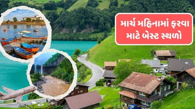 ફેબ્રુઆરી પછી હવે માર્ચ મહિનો આવશે. માર્ચ મહિનામાં હવામાન વધુ ગરમ હોય છે અને પ્રવાસીઓ મોટી સંખ્યામાં તેમના ઘરની બહાર ફરવા માટે પ્લાન બનાવતા હોય છે. માર્ચ મહિનામાં પ્રવાસીઓ મોટે ભાગે હિલ સ્ટેશનો તરફ જાય છે અને ઠંડીનો આનંદ માણે છે. તો આજે અમે તમને ગુજરાતમાં માર્ચ મહિનામાં ફરવા લાયક સ્થળો વિશે જણાવીશું.