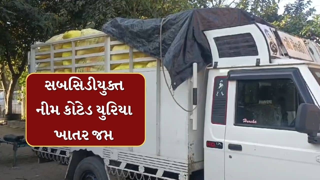 Mehsana : સબસિડીયુક્ત નીમ કોટેડ યુરિયા ખાતરની 100 બેગ ઝડપાઈ, 7 લાખનો મુદ્દામાલ જપ્ત કરી 2 લોકો સામે કરી કાર્યવાહી, જુઓ Video