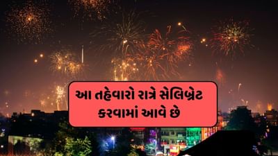  સમગ્ર દેશ સહિત સમગ્ર દેશમાં દિવાળીની ઉજવણી કરવામાં આવે છે. દિવાળીને ભારતીય સંસ્કૃતિનો ખૂબ જ મહત્વપૂર્ણ અને મોટો તહેવાર માનવામાં આવે છે. હિન્દુ ધર્મની સાથે અન્ય ધર્મોમાં પણ દિવાળીની ઉજવણી કરવામાં આવે છે. દિવાળીની રાત્રે દેવી લક્ષ્મીની પૂજાનું વિશેષ મહત્વ માનવામાં આવે છે. તો ચાલો આજે આપણે જાણીએ કે, હિન્દુ ધર્મમાં કેટલાક એવા તહેવારો છે જે દિવસે નહિ પરંતુ રાત્રે સેલિબ્રેટ કરવામાં આવે છે.