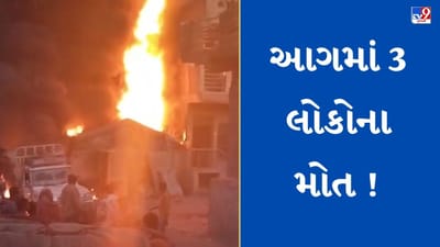 Surendranagar : લીંબડીના રળોલ ગામે મકાન અને પિકઅપ વાનમાં લાગી ભીષણ આગ, 3 લોકો બળીને ભડથું, જુઓ Video Surendranagar : લીંબડીના રળોલ ગામે મકાન અને પિકઅપ વાનમાં લાગી ભીષણ આગ, 3 લોકો બળીને ભડથું, જુઓ Video