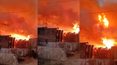 Mehsana : ઊંઝા હાઈવે પર આવેલી ફેકટરીમાં લાગી ભીષણ આગ, વાહનો બળીને ખાખ, જુઓ Video Mehsana : ઊંઝા હાઈવે પર આવેલી ફેકટરીમાં લાગી ભીષણ આગ, વાહનો બળીને ખાખ, જુઓ Video