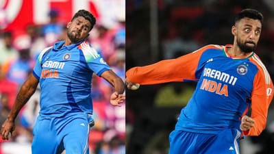 ભારતીય ટીમના કેપ્ટન રોહિત શર્માએ સેમીફાઈનલ પહેલા હર્ષિત રાણાને ફ્રેશ રાખવા માટે તેને બહાર રાખ્યો છે. ઉપરાંત ટીમે ન્યુઝીલેન્ડ સામે મોટા સ્પિન આક્રમણને મેદાનમાં ઉતારવાનો નિર્ણય લીધો છે. એટલા માટે તેમણે હર્ષિતને બદલે તેના 'ટ્રમ્પ કાર્ડ' વરુણ ચક્રવર્તીને ટીમમાં સામેલ કર્યો છે.