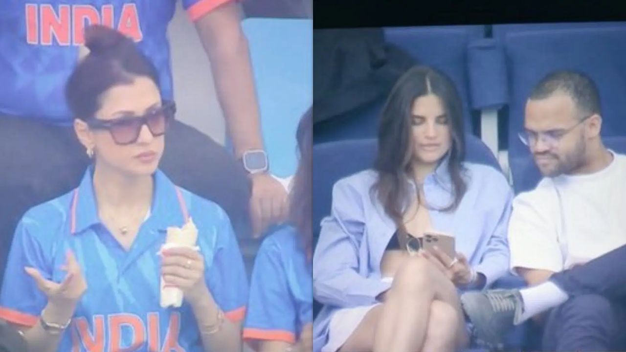 ચાહકો મેચની સાથે સાથે સુંદરતાનો પણ ભરપૂર આનંદ માણી રહ્યા છે.