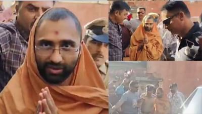 કાળા કાચવાળી કારમાં, ચુસ્ત પોલીસ બંદોબસ્ત સાથે વીરપુર આવીને સ્વામી જ્ઞાનપ્રકાશે આખરે માંગી માફી, જુઓ વીડિયો