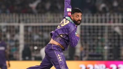 રોયલ ચેલેન્જર્સ બેંગલુરુ સામે કોલકાતા નાઈટ રાઈડર્સના સ્પિનરોનો જાદુ દેખાયો ન હતો, પરંતુ ગુવાહાટીના મેદાન પર KKRના સ્પિનરોએ જાદુ સર્જ્યો હતો. KKRના જાદુગરો વરુણ ચક્રવર્તી અને મોઈન અલી હતા, જેમણે રાજસ્થાન સામે મળીને ચાર વિકેટ લીધી હતી. બંનેએ પોતાની 8 ઓવરમાં ફક્ત 40 રન આપ્યા. મોઈન અલીએ શું કર્યું તે આગળ જાણો પણ પહેલા સમજો કે વરુણ ચક્રવર્તીએ રાજસ્થાનને કેવી રીતે પરેશાન કર્યું.