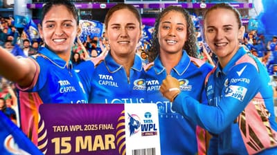 WPL 2025ની ફાઈનલ મેચ 15 માર્ચે મુંબઈના બ્રેબોર્ન સ્ટેડિયમ ખાતે દિલ્હી કેપિટલ્સ અને મુંબઈ ઈન્ડિયન્સ વચ્ચે રમાશે.