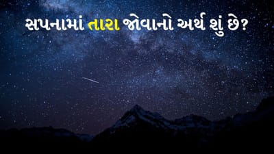 સપનાઓની દુનિયા પણ ખૂબ જ વિચિત્ર છે. રાત્રે સૂતી વખતે સપનામાં શું દેખાશે તે કોઈ કહી શકતું નથી. ઘણી વાર આપણે એવા ડરામણા સપના જોઈએ છીએ કે આપણે થરથર કાંપી જઈએ છીએ. ક્યારેક આપણે એવા સપના જોઈએ છીએ જે ઊંઘમાં પણ આપણને ખુશ કરે છે. શું આ વિચિત્ર સપનાઓનો કોઈ અર્થ છે કે પછી તે એવા જ દેખાય છે? લોકો આ વિશે વિચારતા રહે છે પણ કોઈ જવાબ મળતો નથી. સપનામાં તારા જોવા એ પણ આમાંથી એક છે. આ સ્વપ્ન જોવું શુભ છે કે અશુભ? તે આપણને ભવિષ્ય વિશે કેવા સંકેતો આપી રહ્યું છે? ચાલો સ્વપ્ન શાસ્ત્ર અનુસાર સપનાનો અર્થ સમજવાનો પ્રયાસ કરીએ.
