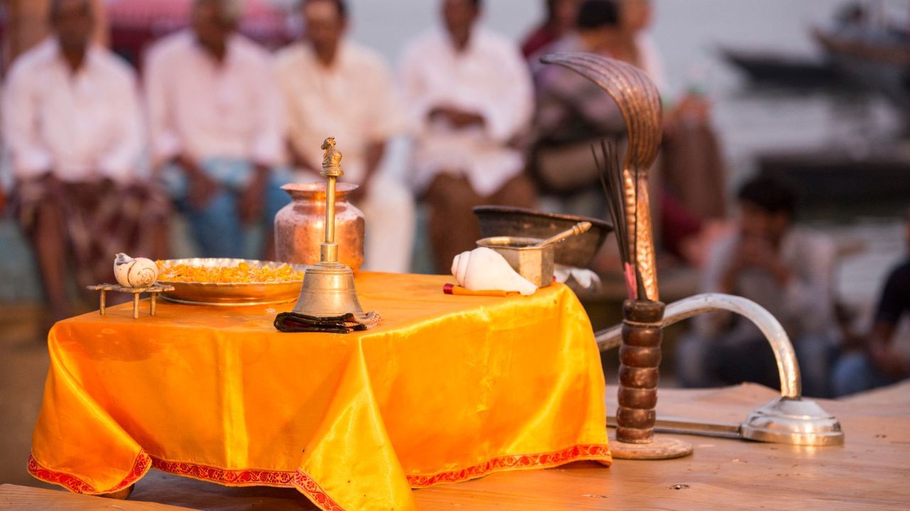 Idol Picture on Bell in Temple is Pious Know Reason