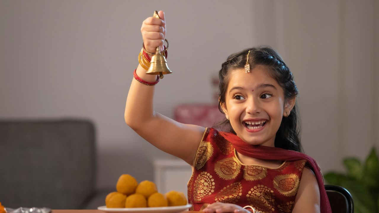 Idol Picture on Bell in Temple is Pious Know Reason