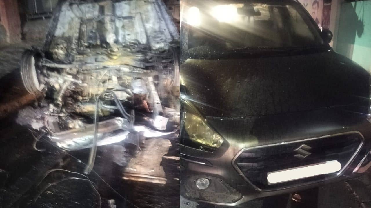 Ahmedabad : ડફનાળા પાસે સર્જાયો અકસ્માત, કાર બળીને ખાખ, 4 લોકો ઈજાગ્રસ્ત, જુઓ Video