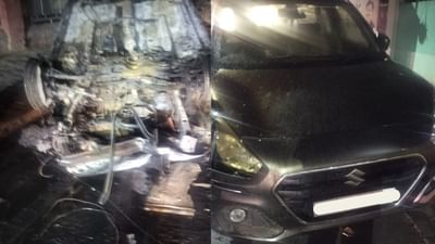 Ahmedabad : ડફનાળા પાસે સર્જાયો અકસ્માત, કાર બળીને ખાખ, 4 લોકો ઈજાગ્રસ્ત, જુઓ Video Ahmedabad : ડફનાળા પાસે સર્જાયો અકસ્માત, કાર બળીને ખાખ, 4 લોકો ઈજાગ્રસ્ત, જુઓ Video