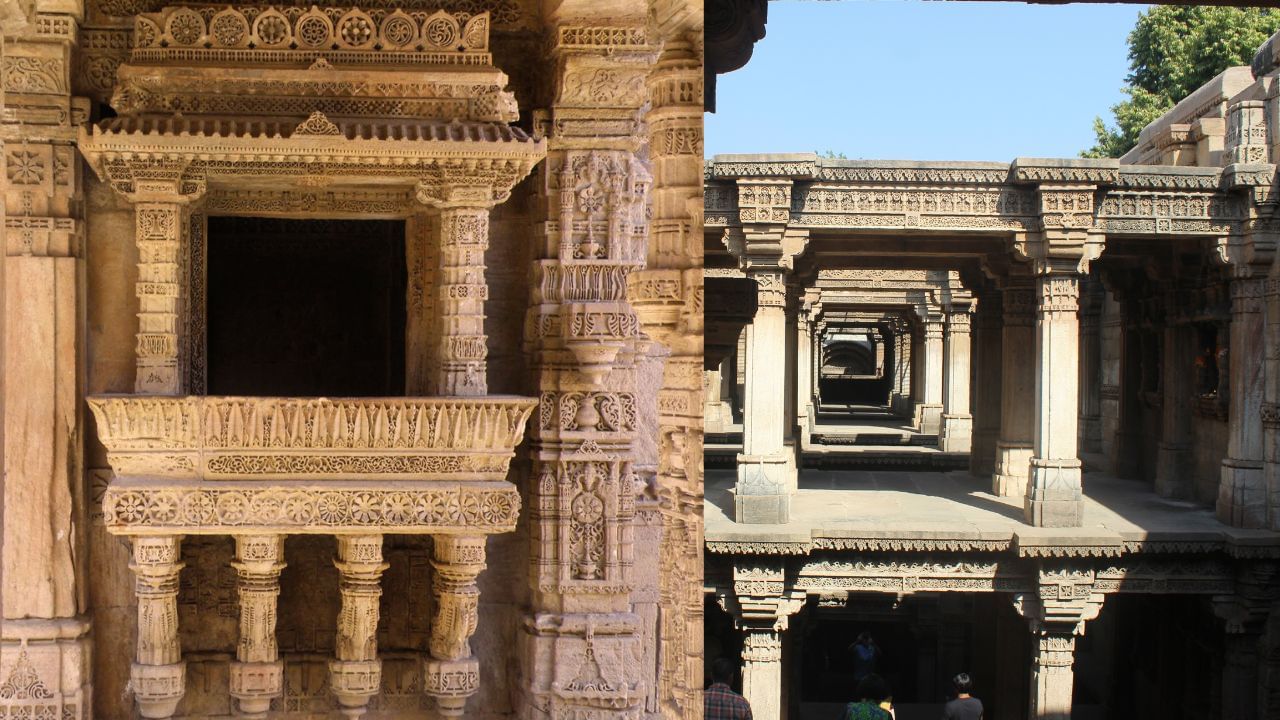 "અડાલજ" એ ગામનું નામ છે, જ્યાં વાવ આવેલી છે. "વાવ" એટલે કે પગથિયાં વાળી વાવ કે જે પાણીને સંચિત કરવા અને લોકો માટે પાણી પહોંચાડવાનો પાયો છે. તેથી, આ વાવને "અડાલજ ની વાવ" તરીકે ઓળખવામાં આવે છે. (Credits: - Wikipedia)