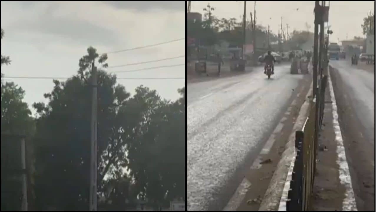 ગુજરાતમાં કાળઝાળ ગરમી વચ્ચે પલટાયું વાતાવરણ, વરસ્યો વરસાદ, જુઓ વીડિયો