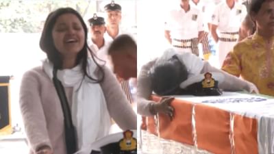 શહીદ થયેલા ભારતીય નેવીના લેફ્ટનન્ટ વિનય નરવાલને તેમની પત્નીની 'અંતિમ સલામ', જુઓ Video