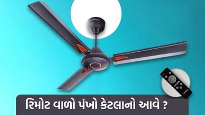 Smart Ceiling Fan : રિમોટવાળા પંખાની કિંમત કેટલી છે? સૌથી સસ્તો પંખો ક્યાં મળશે 