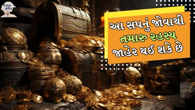 સપનાની રહસ્યમય દુનિયાને સમજવા માટે વિશ્વભરમાં વિવિધ પ્રકારના સંશોધનો કરવામાં આવ્યા છે. સ્વપ્ન શાસ્ત્રમાં પણ ઘણી બધી બાબતો કહેવામાં આવી છે. આજે આપણે જાણીશું કે સ્વપ્નમાં ખજાનો જોવાનો અર્થ શું છે.