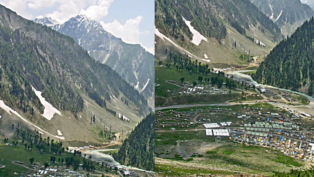 અમરનાથ ગુફાની સૌથી પ્રથમ શોધ ઋષિ ભૃગુ દ્વારા થઈ હતી. કહેવાય છે કે ઘણા વર્ષો પહેલાં કાશ્મીરની આખી ખીણ પાણીથી ઘેરાયેલી હતી. ત્યારે ઋષિ કશ્યપે નદીઓ અને નાળાઓ બનાવીને આ ખીણમાંથી પાણી હળવું કર્યું હતું. પાણી ઓસરી જતાં અમરનાથ વિસ્તાર દેખાવામાં આવ્યો અને ત્યાં ભૃગુ ઋષિને શિવલિંગના પાવન દર્શન થયા. (Credits: - Wikipedia)