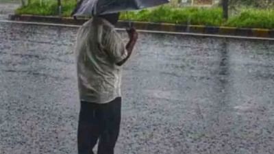 અમરેલીના લીલીયામાં ધોધમાર વરસાદ, પાણી રસ્તા પર વહેતું થયું - જુઓ Video