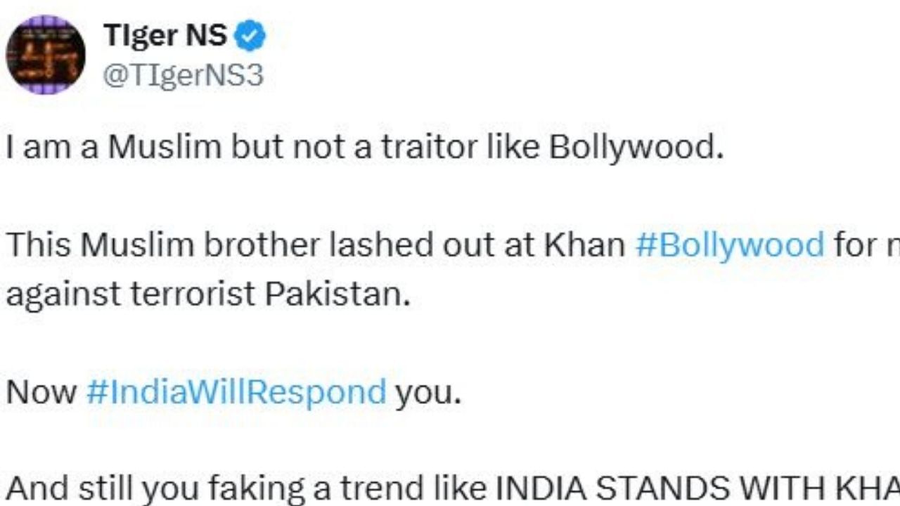  લોકો કહી રહ્યા છે કે, તેમને શરમ આવવી જોઈએ કારણ કે, ભારત-પાકિસ્તાનના તણાવ વિશે એક શબ્દ પણ કહ્યો નથી. એક વ્યક્તિ કહે છે કે, હું મુસ્લમાન છું બોલિવુડની જેમ ગદ્દાર નહી.તો કેટલાક લોકો કહી રહ્યા છે કે, હિરોમાંથી ઝીરો બનવાનો સમય આવ્યો છે.