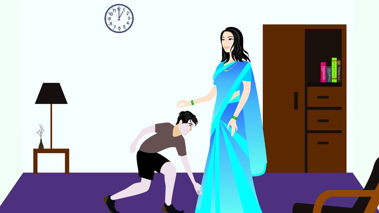 સનાતન ધર્મમાં સૂતેલા કોઈપણ વ્યક્તિના પગને સ્પર્શ કરવામાં આવતો નથી. એવું માનવામાં આવે છે કે સૂતી વખતે ફક્ત મૃત વ્યક્તિના પગને જ સ્પર્શ કરવામાં આવે છે. તેથી સૂતેલા વ્યક્તિના પગને ક્યારેય સ્પર્શ ન કરવો જોઈએ.
