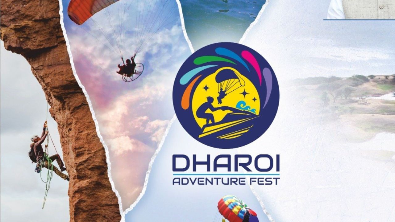 'ધરોઈ એડવેન્ચર ફેસ્ટ' વિશે માહિતી આપતાં પ્રવાસન મંત્રી મુળુભાઈ બેરાએ જણાવ્યું હતું કે આ ફેસ્ટમાં હાઇડ્રોપાવર બોટ અને પેરાસેલિંગ પ્રવૃત્તિઓ જેવા વિવિધ આકર્ષણો જોવા મળશે. (all photo : gujarat tourisam)