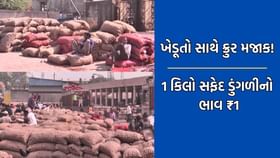 આ શુ મજાક છે? મહુવા માર્કેટિંગ યાર્ડમાં 1 કિલો સફેદ ડુંગળીનો ભાવ ₹1 આ શુ મજાક છે? મહુવા માર્કેટિંગ યાર્ડમાં 1 કિલો સફેદ ડુંગળીનો ભાવ ₹1