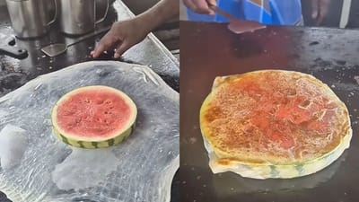 ફૂડ એક્સપેરિમેન્ટ કે ફૂડ ક્રાઈમ? વાયરલ થયો તરબૂચ પરોઠાનો વીડિયો