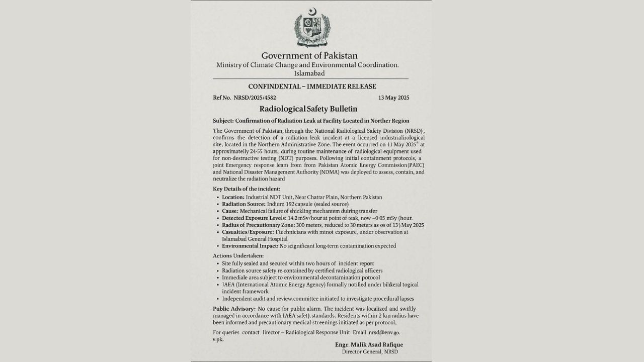 બુલેટિનના વાયરલ થતાં, ઘણા સોશિયલ મીડિયા યૂઝર્સે દાવો કર્યો છે કે ઓપરેશન સિંદૂર દરમિયાન ભારતીય વાયુસેનાએ એવા ઠેકાણાઓને નિશાન બનાવ્યા હતા જ્યાં ન્યુક્લિયર સાધનો હોઈ શકે. જોકે, અત્યાર સુધી આ દસ્તાવેજની અધિકૃત રીતે પુષ્ટિ થયેલી નથી અને એ હકીકતમાં નકલી પણ હોઈ શકે છે.