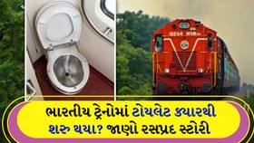 Indian Rail Toilet: ભારતીય ટ્રેનોમાં ટોયલેટ ક્યારથી શરુ થયા? Indian Rail Toilet: ભારતીય ટ્રેનોમાં ટોયલેટ ક્યારથી શરુ થયા?
