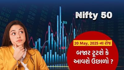 સતત બે દિવસની નરમાઈ બાદ Nifty 50 હવે એક મહત્વના વળાંકે ઉભો છે. 19 મેના રોજ ઇન્ડેક્સે 74 પોઇન્ટની ઘટાડા સાથે 24,945.45 પર ક્લોઝિંગ આપી. આ ઘટાડાની પ્રક્રિયામાં એક વાત સ્પષ્ટ છે — બજાર દબાણ હેઠળ છે, પરંતુ કેટલીક મહત્વપૂર્ણ ટેક્નિકલ સંકેત હવે બાઉન્સબેકની શક્યતાની તરફ ઈશારો કરે છે.
