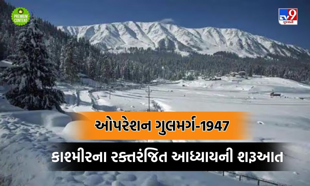 કાશ્મીર પર પહેલો ઘાત: 'ઓપરેશન ગુલમર્ગ' થી શરૂ થયો પાકિસ્તાનનો દગાઈ ઈતિહાસ