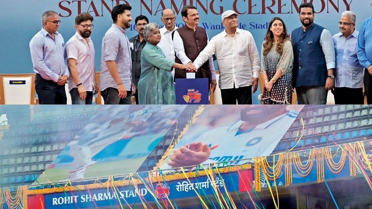 રોહિત શર્મા સ્ટેન્ડના ઉદ્ઘાટન સમારોહમાં પત્ની રિતિકા થઈ ભાવુક, વીડિયો થયો વાયરલ