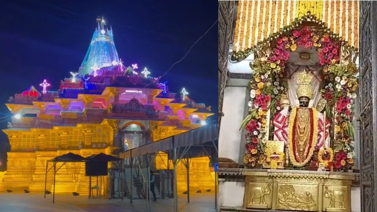 મંદિરમાં શ્રી શામળાજી (વિષ્ણુ) ની મૂર્તિ શ્યામવર્ણની છે અને તેઓ ચાર ભુજાવાળા દર્શાવવામાં આવે છે. તેમને સામાન્ય રીતે "સાંકળિયા શામળાજી" પણ કહેવાય છે કારણ કે તેમની મૂર્તિમાં સાંકળિયું દેખાય છે.