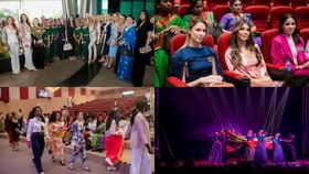 વિદેશથી આવેલી સુંદરીઓ પોલીસ કમાન્ડ કંટ્રોલ સેન્ટર તેલંગાણા પહોંચી વિદેશથી આવેલી સુંદરીઓ પોલીસ કમાન્ડ કંટ્રોલ સેન્ટર તેલંગાણા પહોંચી