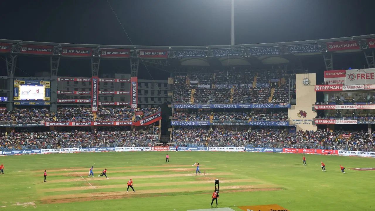 Rohit Sharma stand was inaugurated at Wankhede Stadium in Mumbai, these 2 special people pressed button Rohit Sharma stand was inaugurated at Wankhede Stadium in Mumbai, these 2 special people pressed button