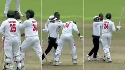 ધક્કામુક્કી અને લડાઈ... લાઈવ મેચમાં બે ખેલાડીઓએ બધી હદ પાર કરી, વીડિયો વાયરલ