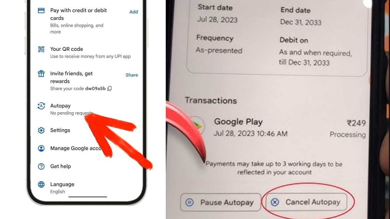 4. ઓટોમેટિક પેમેન્ટ્સ વિકલ્પમાં, તમને ત્રણ વિભાગો દેખાશે, જેમાં લાઈવ, પેન્ડિંગ અને કમ્પ્લીટેડનો સમાવેશ થાય છે. જો કોઈ સબ્સ્ક્રિપ્શન ઓટોપે પર ચાલુ હોય, તો તમે તેને લાઈવ વિભાગમાં જોશો. જો કોઈ ચુકવણી બાકી હોય, તો તમે તેને પેન્ડિંગ વિકલ્પ પર જોશો. જો કોઈનું સબ્સ્ક્રિપ્શન અથવા ચુકવણી થઈ ગઈ હોય, તો તમે તેને કમ્પ્લીટેડ વિભાગમાં જોશો.